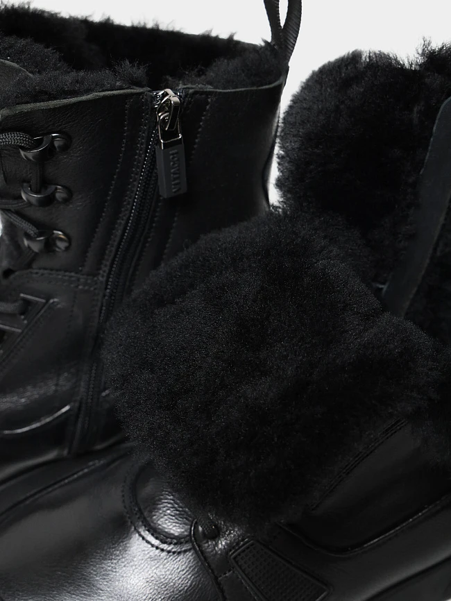 Ботинки мужские зимние, цвет черный, натуральная кожа M1781444M | 6