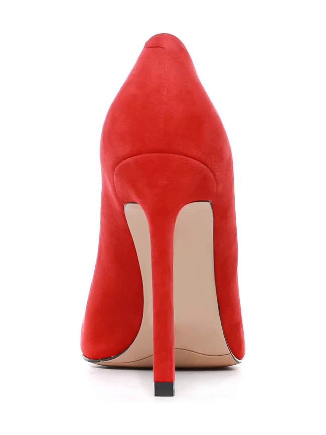 Туфли 492669P женские цвет красный, натуральный велюр 492669P         | 5