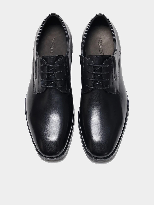 Полуботинки мужские всесезонные, цвет черный, натуральная кожа M1022940 | 5