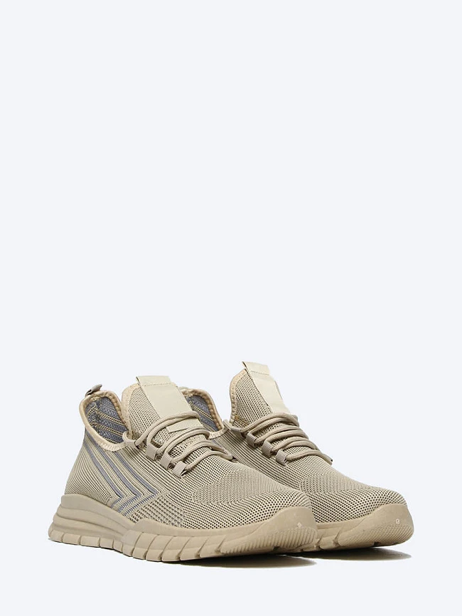 Кроссовки M161006VD мужские цвет бежевый, стрейч M161006VD       | 4