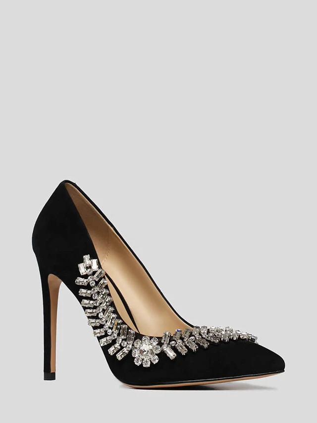 Туфли 494318 женские цвет черный, натуральный велюр 494318          | 1