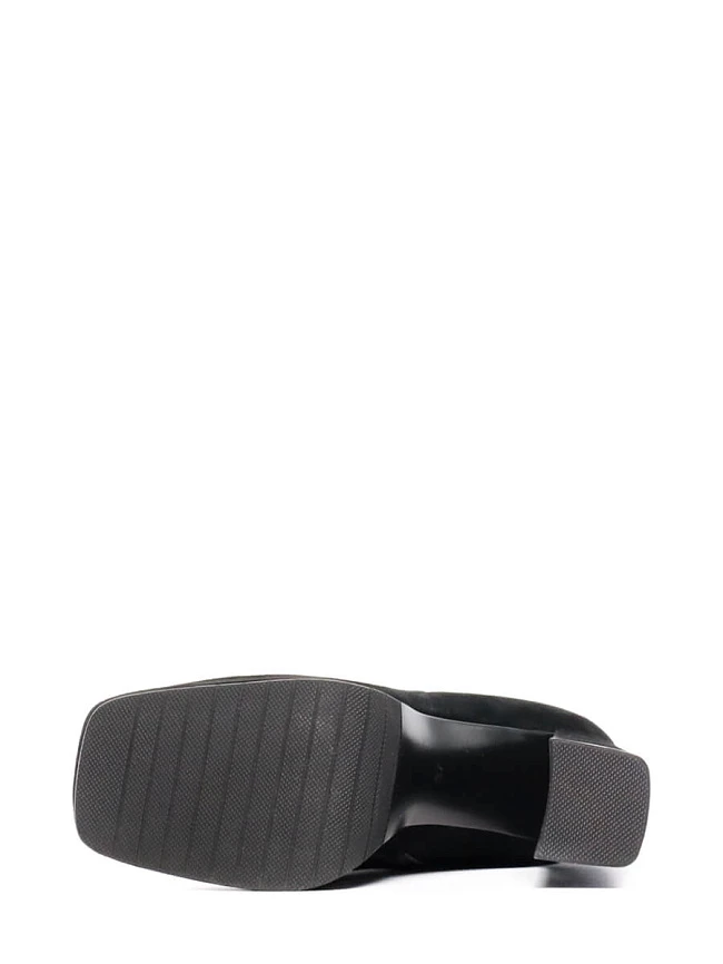 Ботфорты 141406M женские цвет черный, натуральный велюр 141406M         | 5