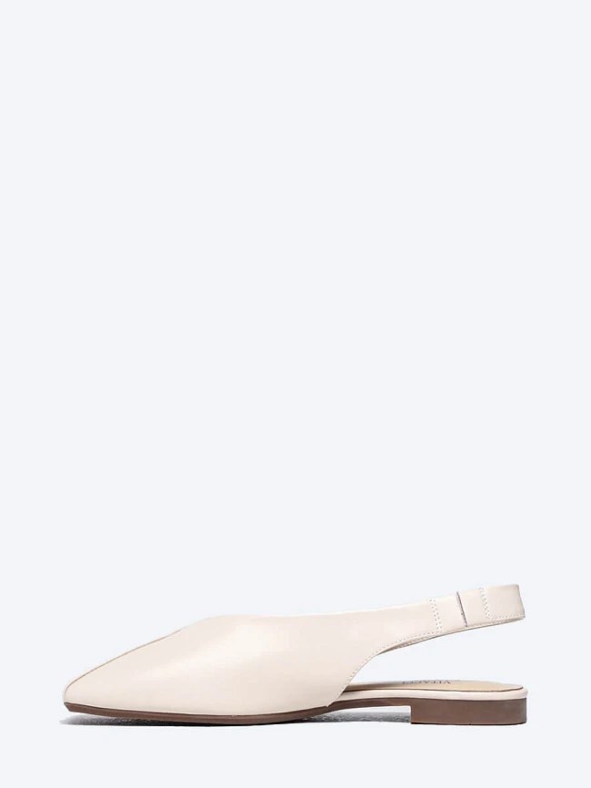 Туфли женские летние, цвет молочный, натуральная кожа и полимерные материалы 1849738 | 3