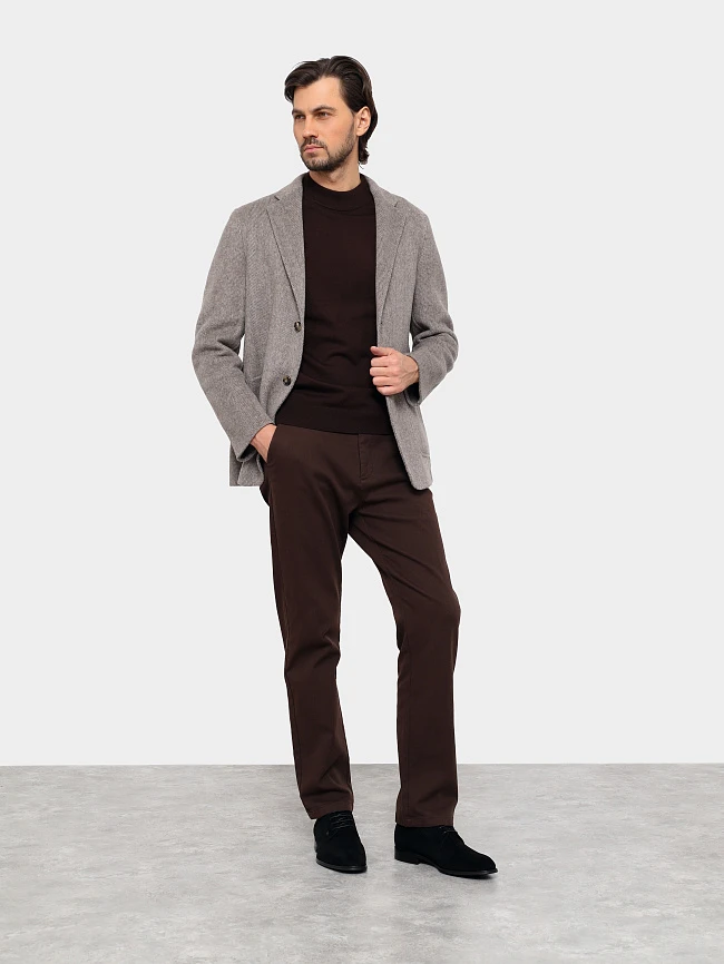 Полуботинки мужские всесезонные, цвет черный, натуральный велюр M1023183 | 8