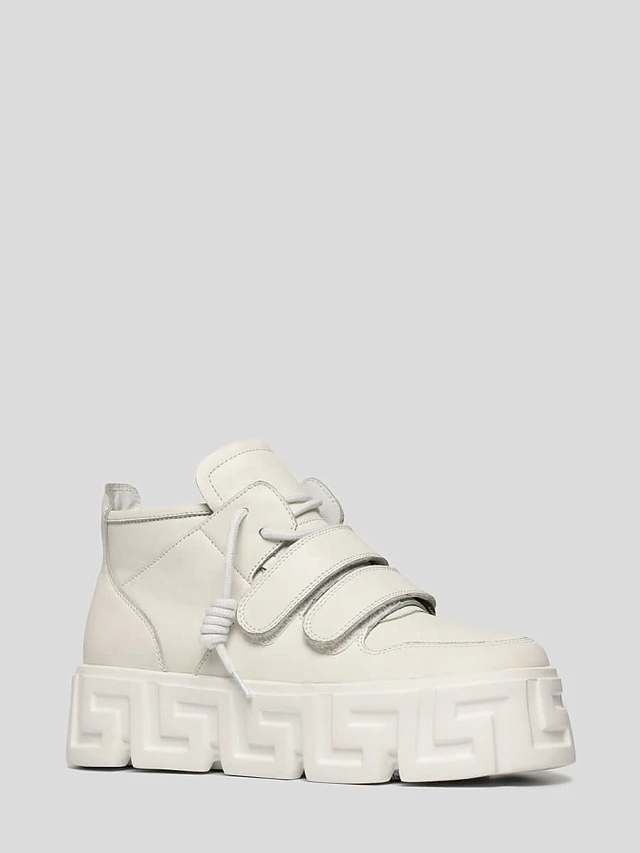 Ботинки 155026 женские цвет молочный, натуральная кожа 155026          | 1