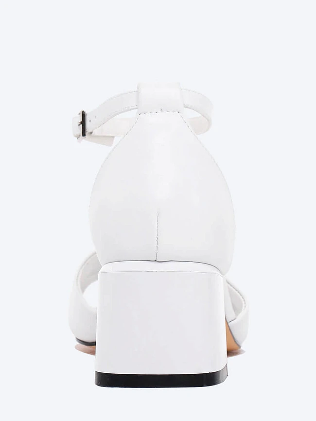 Босоножки женские летние, цвет белый, натуральная кожа и полимерные материалы 1849803 | 5