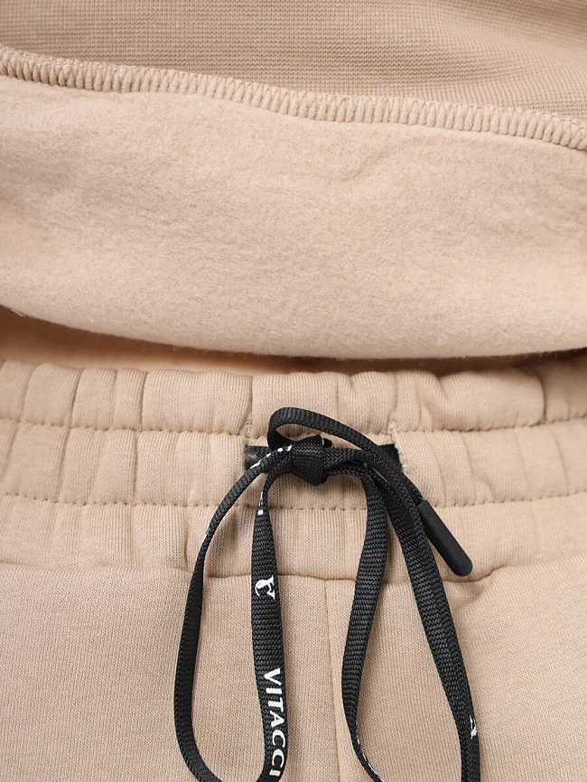 Комплект (джемпер с капюшоном+брюки+жилет) женские всесезонные EF8510-08 | 9