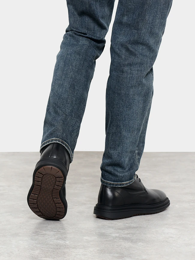 Ботинки мужские зимние, цвет черный, натуральная кожа M1023019M | 8