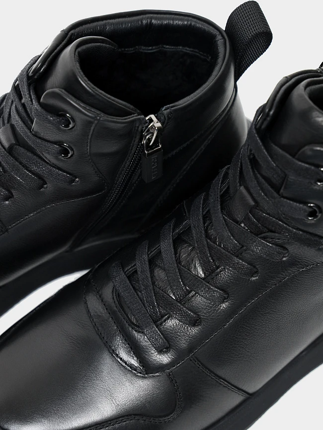 Ботинки мужские зимние, цвет черный, натуральная кожа M1782605M | 6