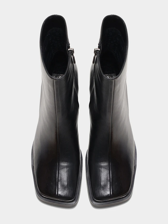 Полусапоги женские всесезонные, цвет черный, натуральная кожа 642264 | 5
