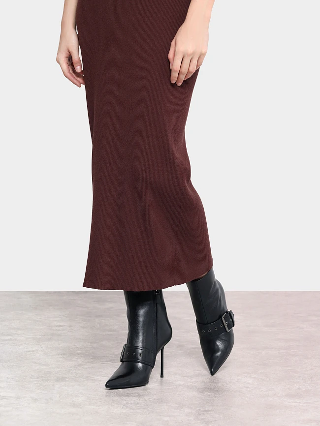 Полусапоги женские демисезонные, цвет черный, натуральная кожа 1493728 | 8