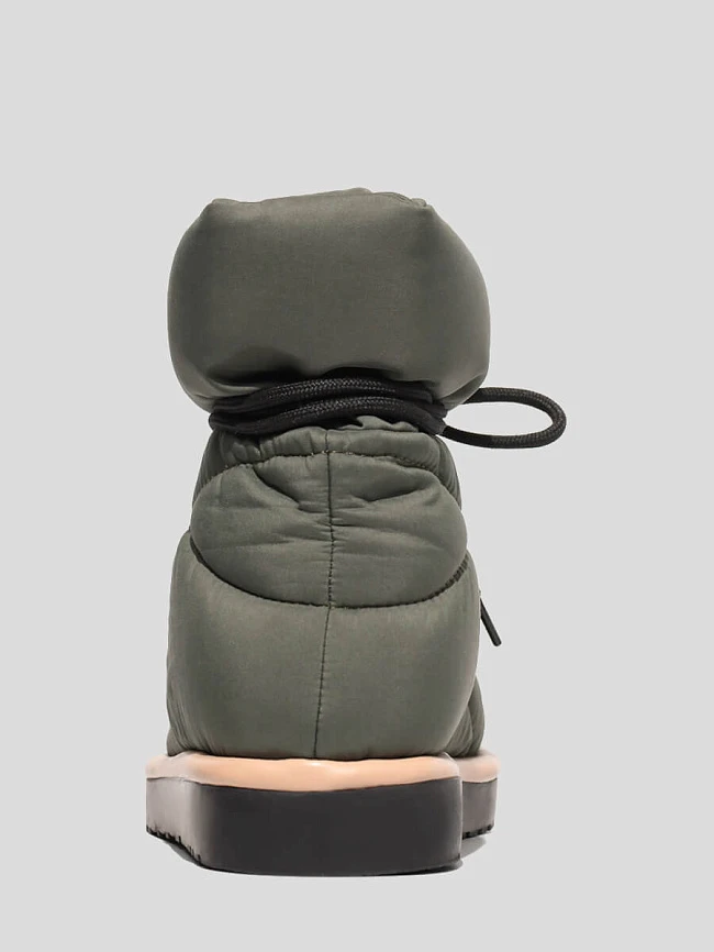 Полусапоги женские демисезонные, цвет хаки, текстиль 1221206 | 5