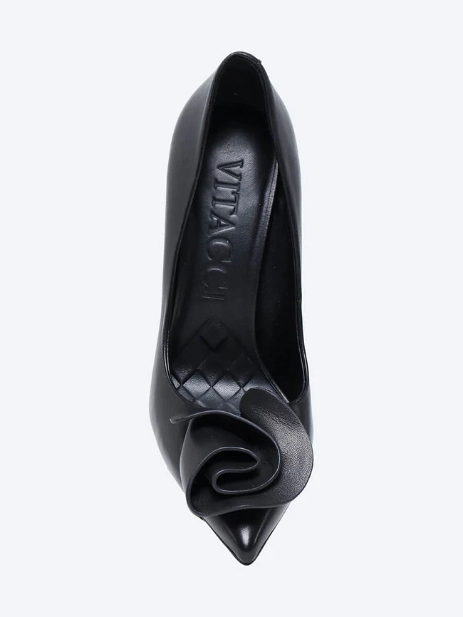 Туфли женские всесезонные, цвет черный, натуральная кожа 1493376 | 4