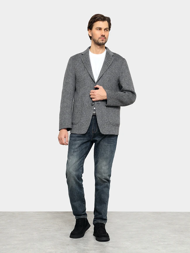 Ботинки мужские зимние, цвет черный, натуральный нубук M1782572M | 12