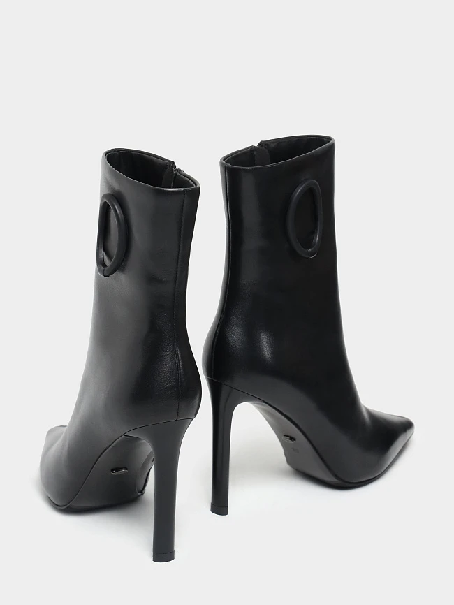 Полусапоги женские демисезонные, цвет черный, натуральная кожа 1492343P | 3