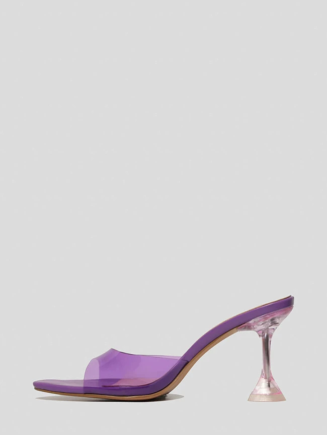 Сабо женские летние, цвет фиолетовый, силикон 1397433 | 3