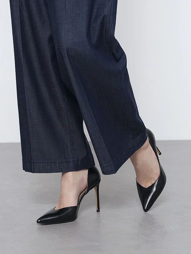 Туфли женские всесезонные, цвет черный, искусственная кожа 6550007 | 7