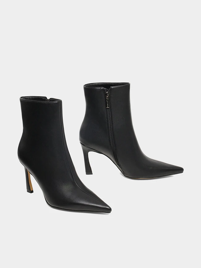 Полусапоги женские всесезонные, цвет черный, искусственная кожа 6550330-L | 2