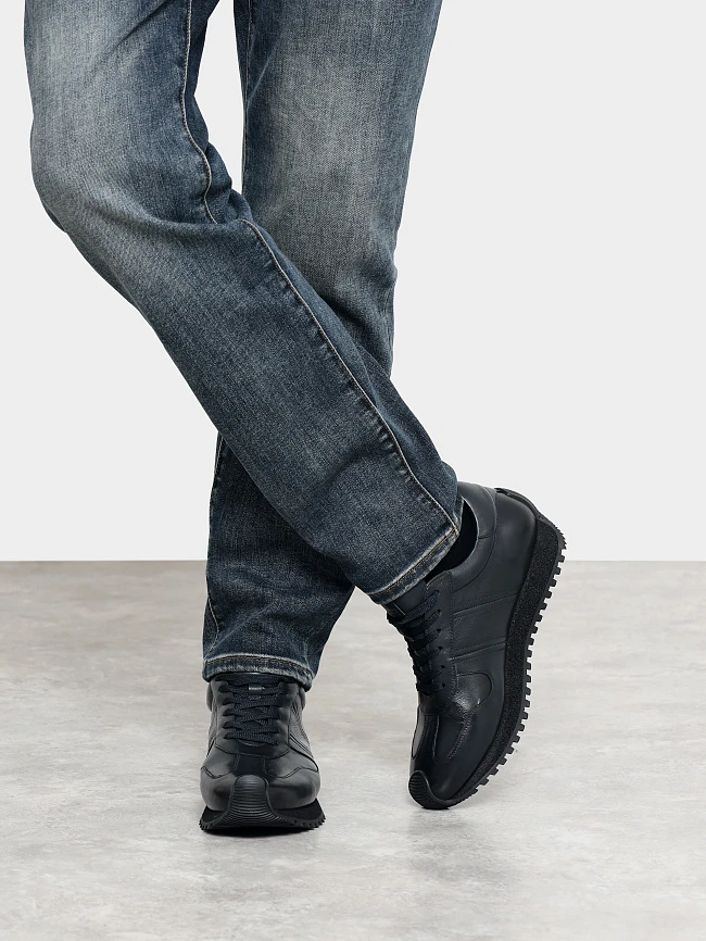 Кроссовки мужские демисезонные, цвет синий, натуральная кожа M1782591 | 9