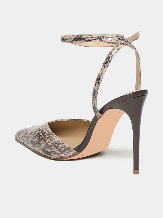 Туфли женские летние, цвет коричневый, натуральная кожа 1495149 | 3