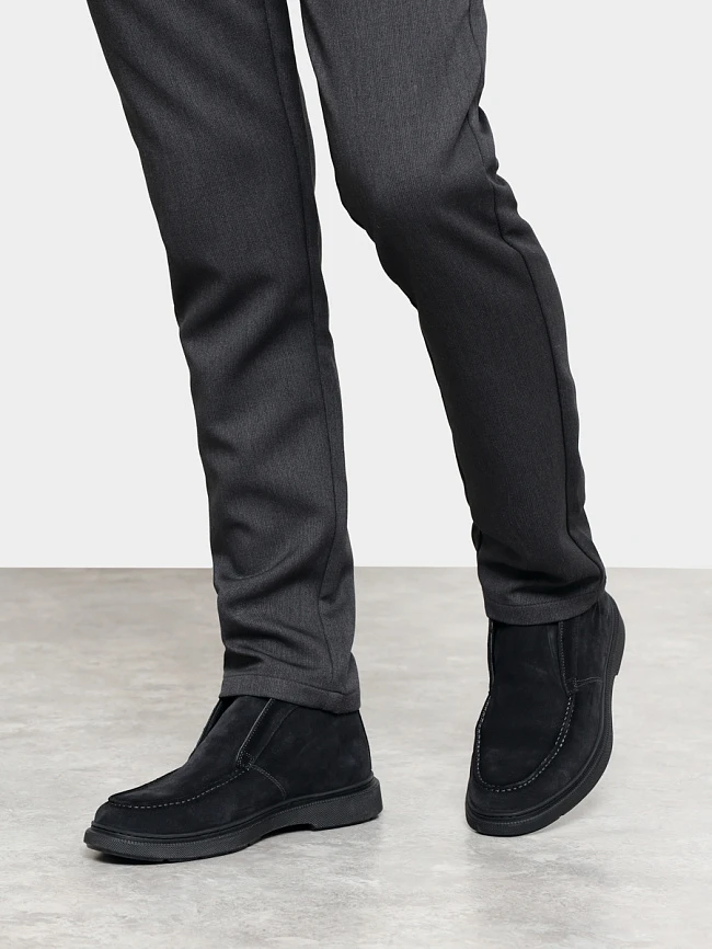 Ботинки мужские зимние, цвет серый, натуральный спилок M801042M-1 | 6