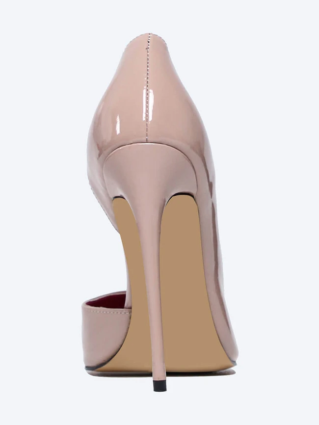 Туфли женские всесезонные, цвет бежевый, искусственная лаковая кожа 6550104 | 5