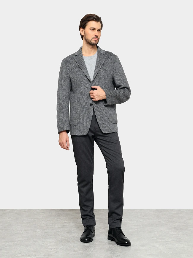 Ботинки мужские демисезонные, цвет черный, натуральная кожа M1782516 | 12