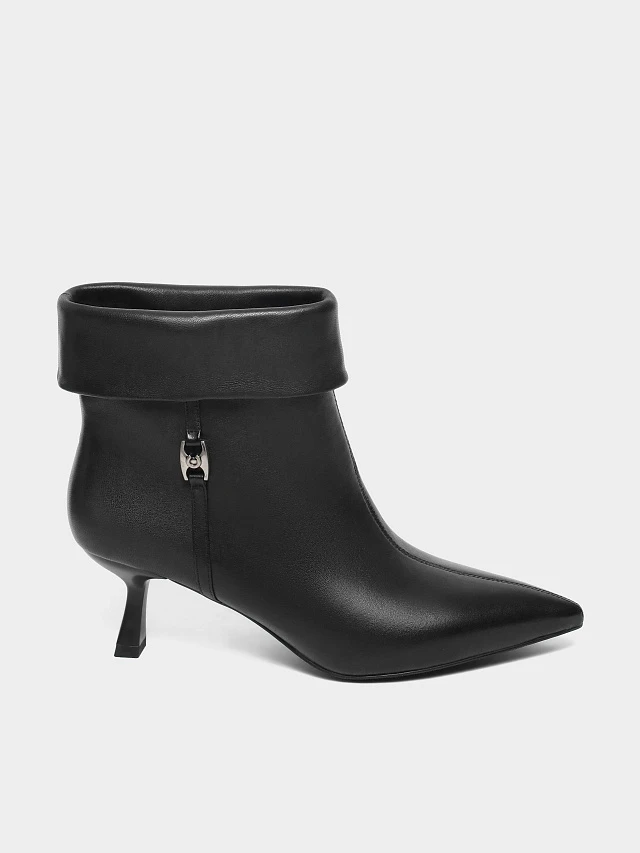 Полусапоги женские всесезонные, цвет черный, натуральная кожа 1013771 | 1