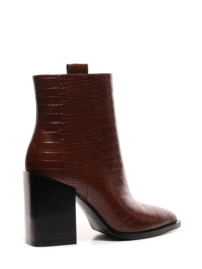 Полусапоги 1844710M женские цвет коричневый, искусственная кожа 1844710M        | 3