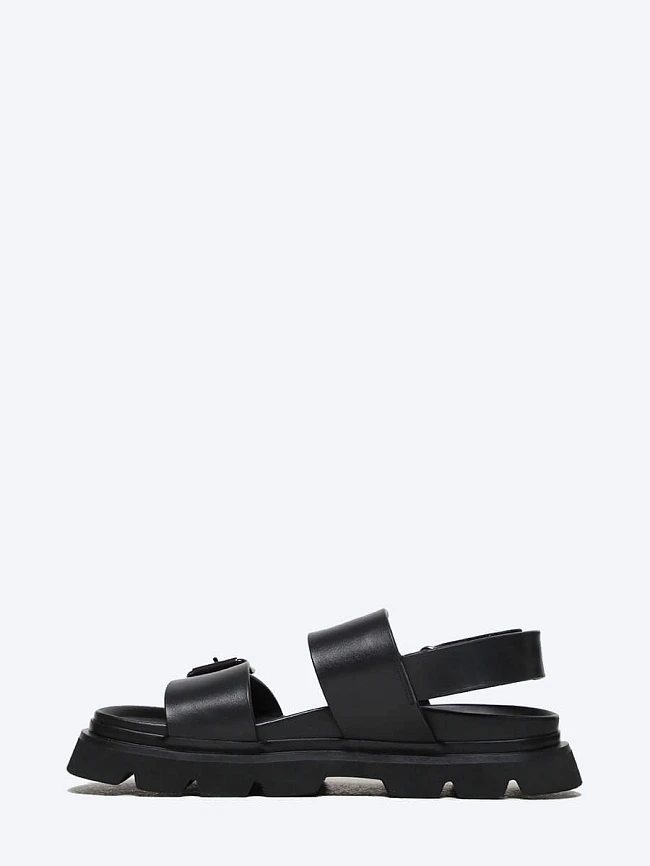 Сандалии мужские летние, цвет черный, натуральная кожа M1782406 | 3