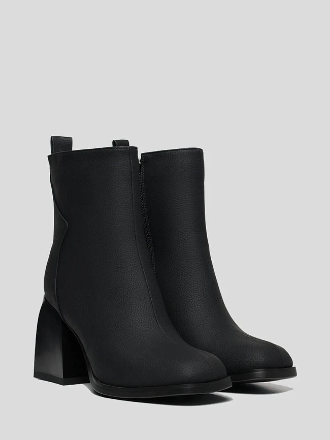 Полусапоги женские демисезонные, цвет черный, искусственная кожа 1847426 | 4