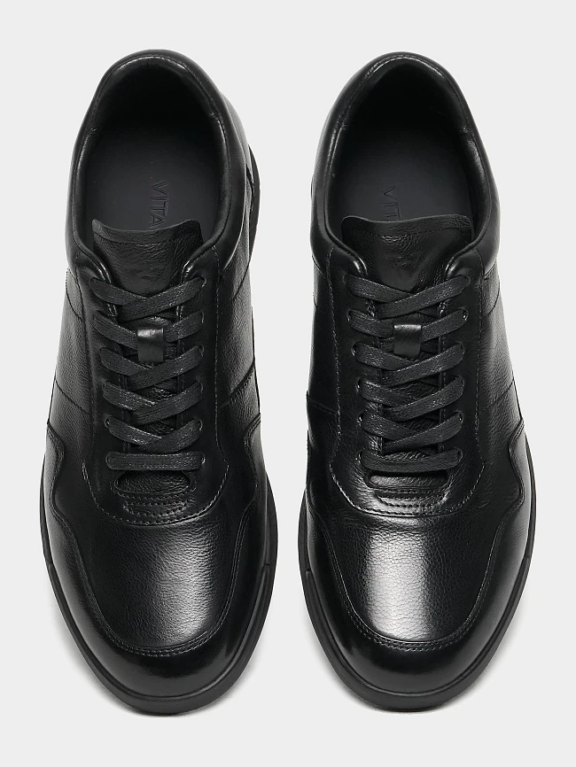 Кроссовки мужские демисезон; лето;, цвет черный, натуральная кожа M1782760 | 4