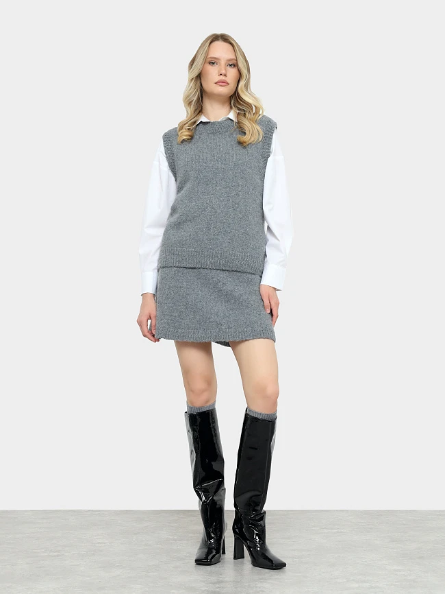 Сапоги женские демисезонные, цвет черный, натуральная лаковая кожа 1494745 | 12