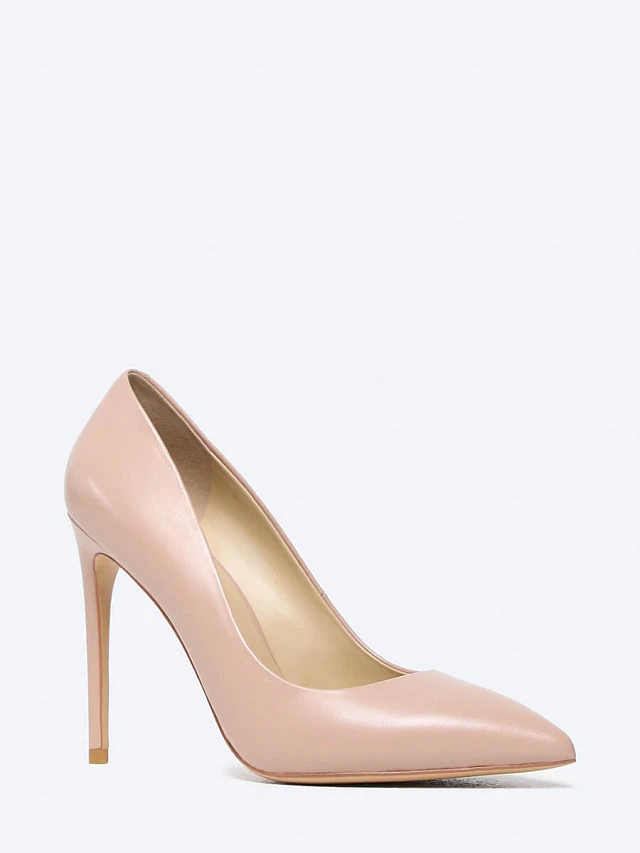 Туфли женские всесезонные, цвет бежевый, натуральная кожа 495013P | 1