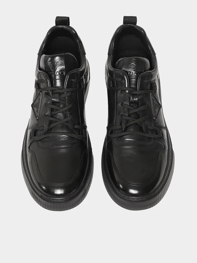 Кеды мужские демисезонные, цвет черный, натуральная кожа M1781512 | 5