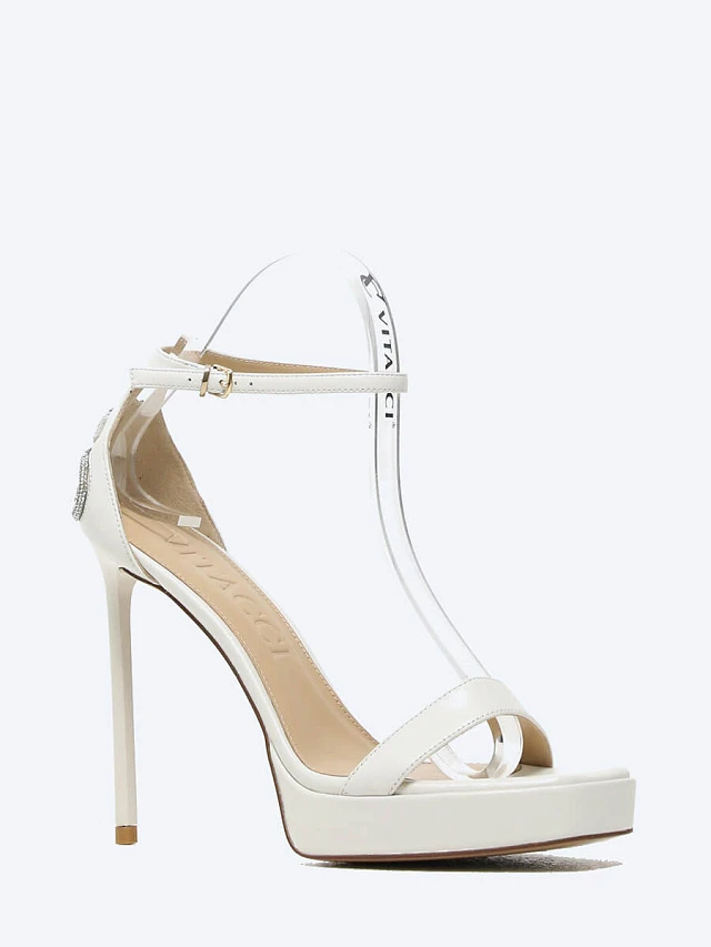 Босоножки женские летние, цвет белый, натуральная кожа 1493263 | 1