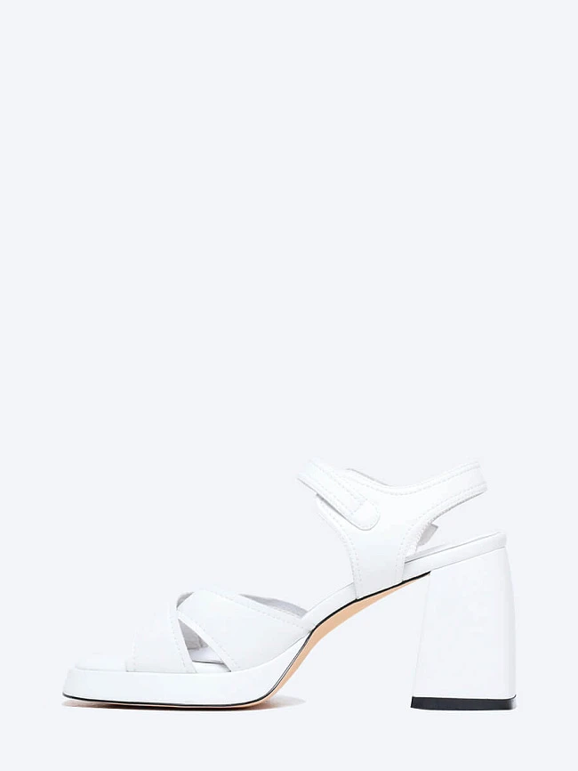 Босоножки женские летние, цвет белый, искусственная кожа/натуральная кожа и полимерные материалы 1848320 | 3