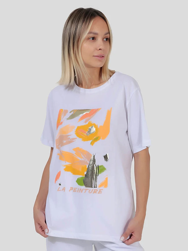 Костюм спортивный (футболка+брюки) женские всесезонные TEset04-12 | 4