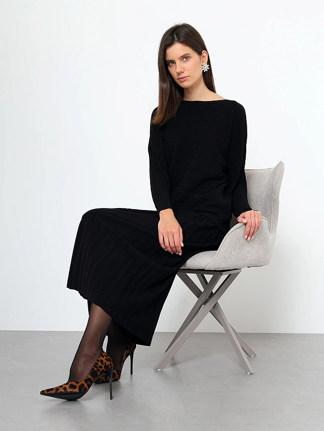 Комплект (джемпер+юбка) женские демисезонные KA40000-01 | 13