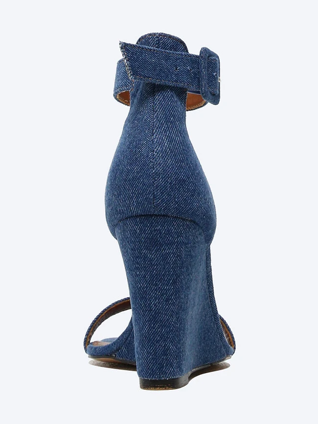 Босоножки 2390698 женские цвет синий, текстиль 2390698 | 5