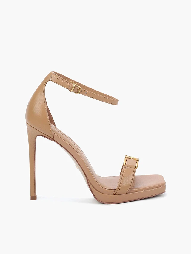 Босоножки женские летние, цвет бежевый, натуральная кожа 1494422 | 1