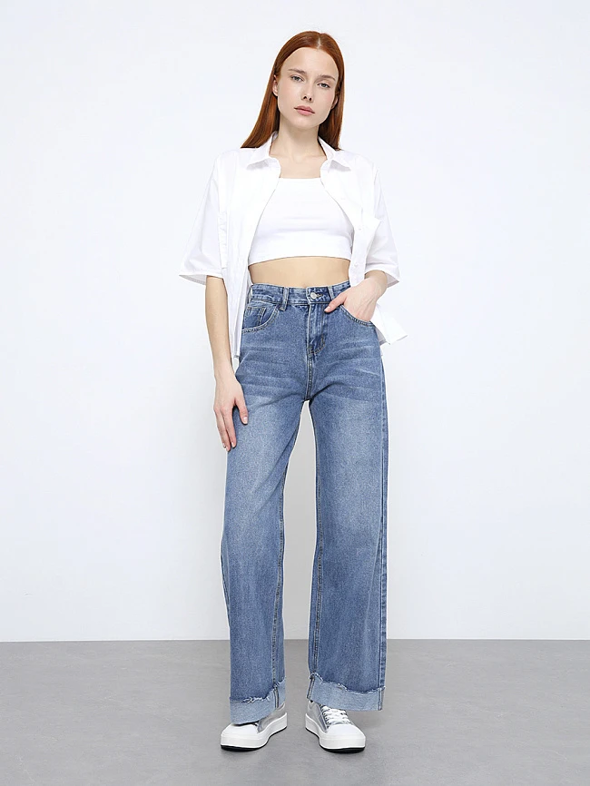 Джинсы женские всесезонные SAG002-05 | 6