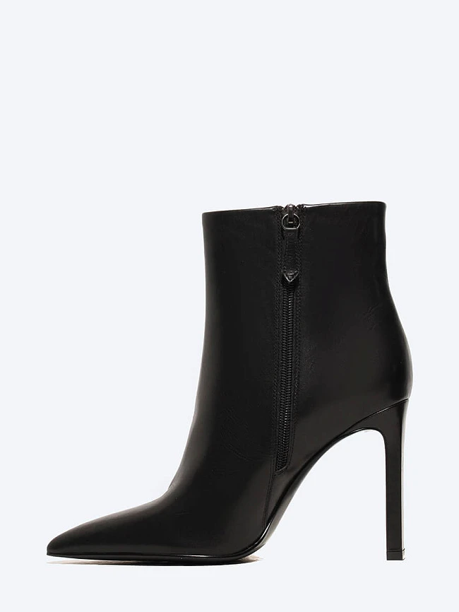 Ботильоны женские всесезонные, цвет черный, натуральная кожа 497208 | 3