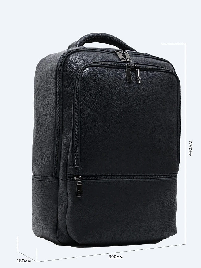 Рюкзаки HJ0033-01 мужские цвет черный, искусственная кожа HJ0033-01       | 2