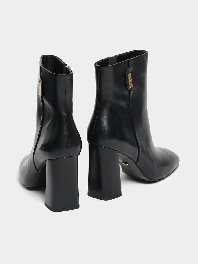 Полусапоги женские демисезонные, цвет черный, натуральная кожа 1493680 | 4