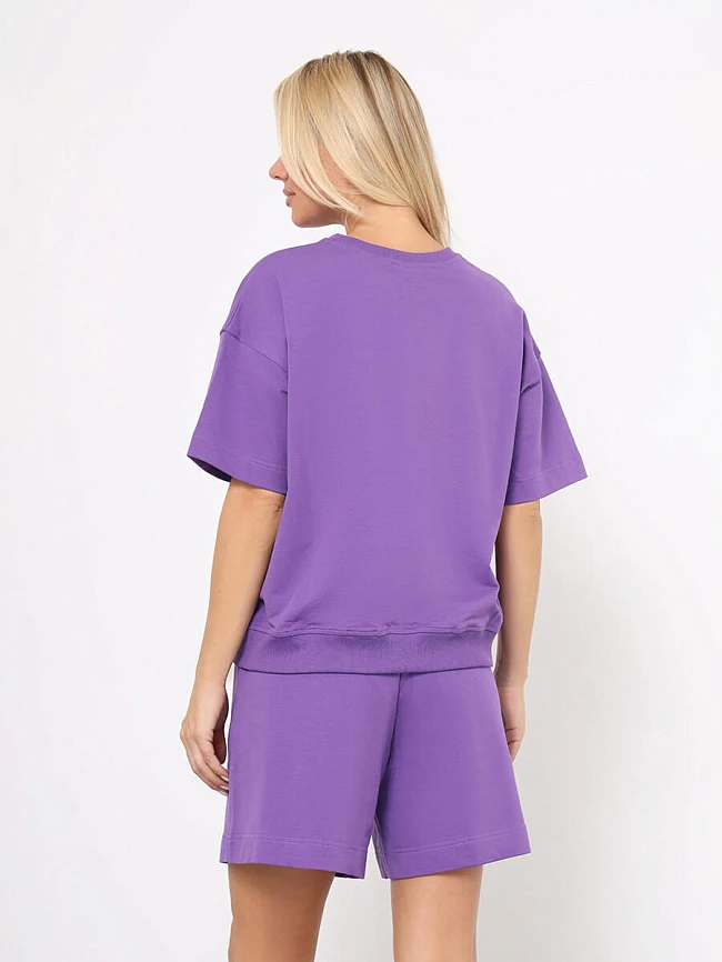 Костюм спортивный (футболка+шорты) женские всесезонные SP888-16 | 11