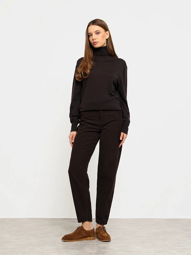 Полуботинки женские всесезонные, цвет рыжий, натуральный спилок 1821556 | 8