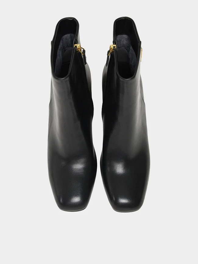 Полусапоги женские демисезонные, цвет черный, натуральная кожа 1493680 | 5