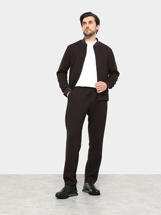 Кроссовки мужские демисезонные, цвет черный, натуральная кожа M1782006 | 9