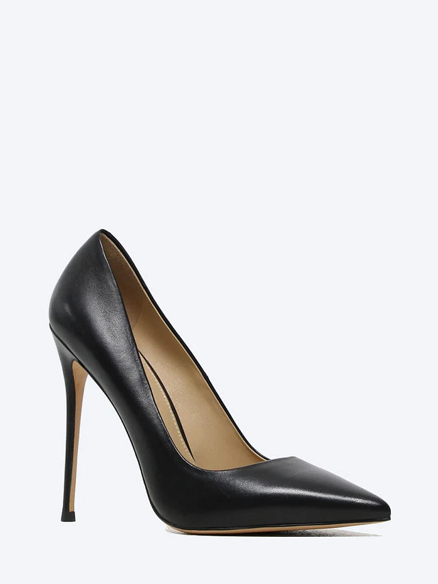 Туфли женские всесезонные, цвет черный, натуральная кожа 495702 | 1